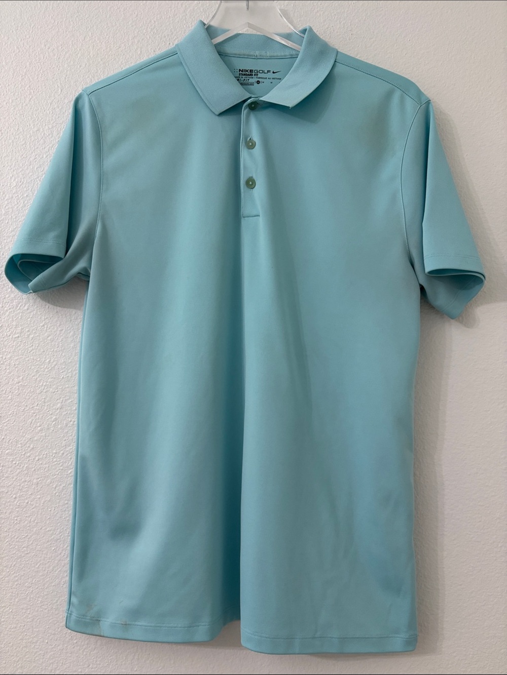 Nike Men’s Aqua Blue Performance Polo